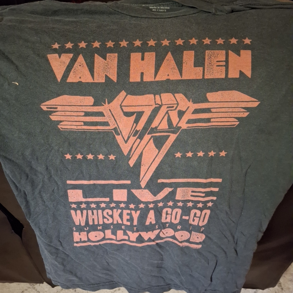 Vintage Van Halen Whiskey A Go Go Hollywood tshirt